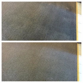 Executive Green Carpet Cleaning Before & After Photo