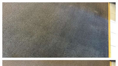 Executive Green Carpet Cleaning Before & After Photo